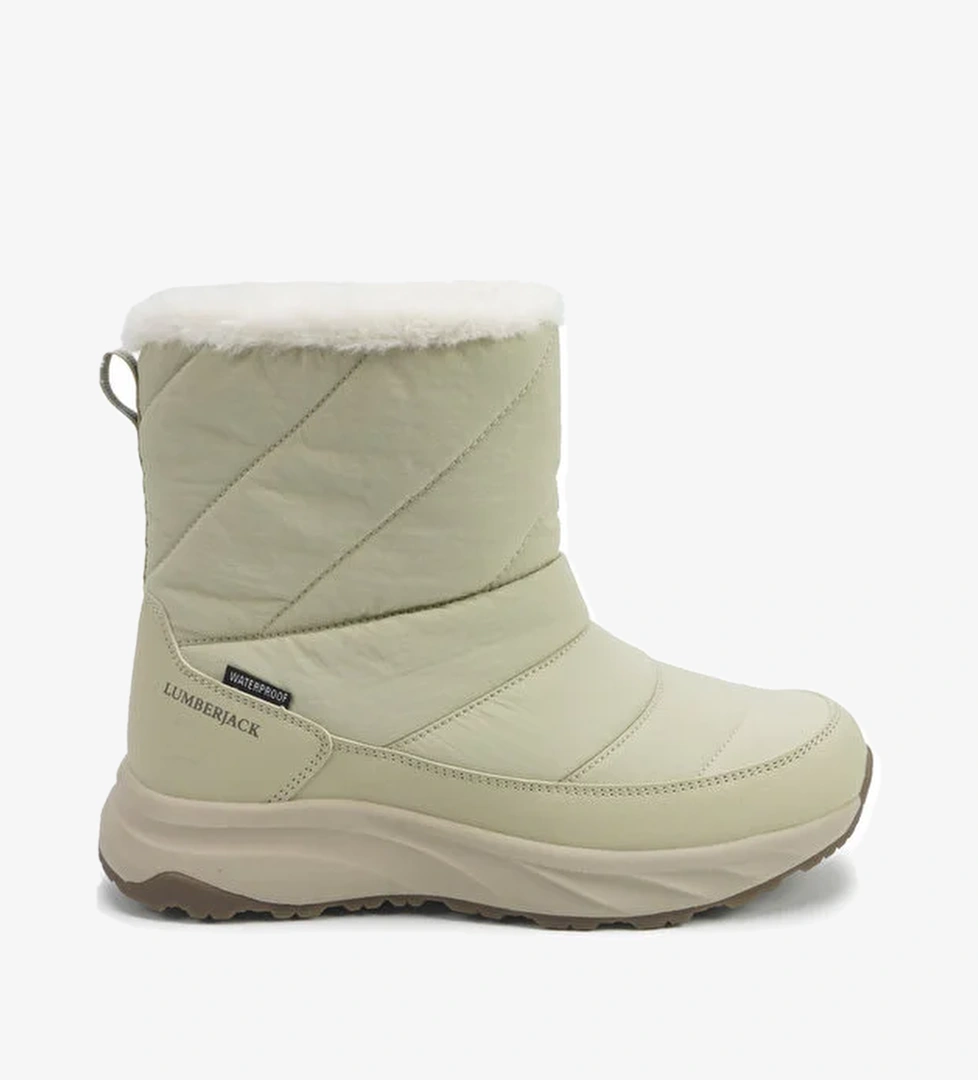 EVIZANDE 5PR KIRIK BEYAZ Kadın Kürklü Bot - Görsel 1