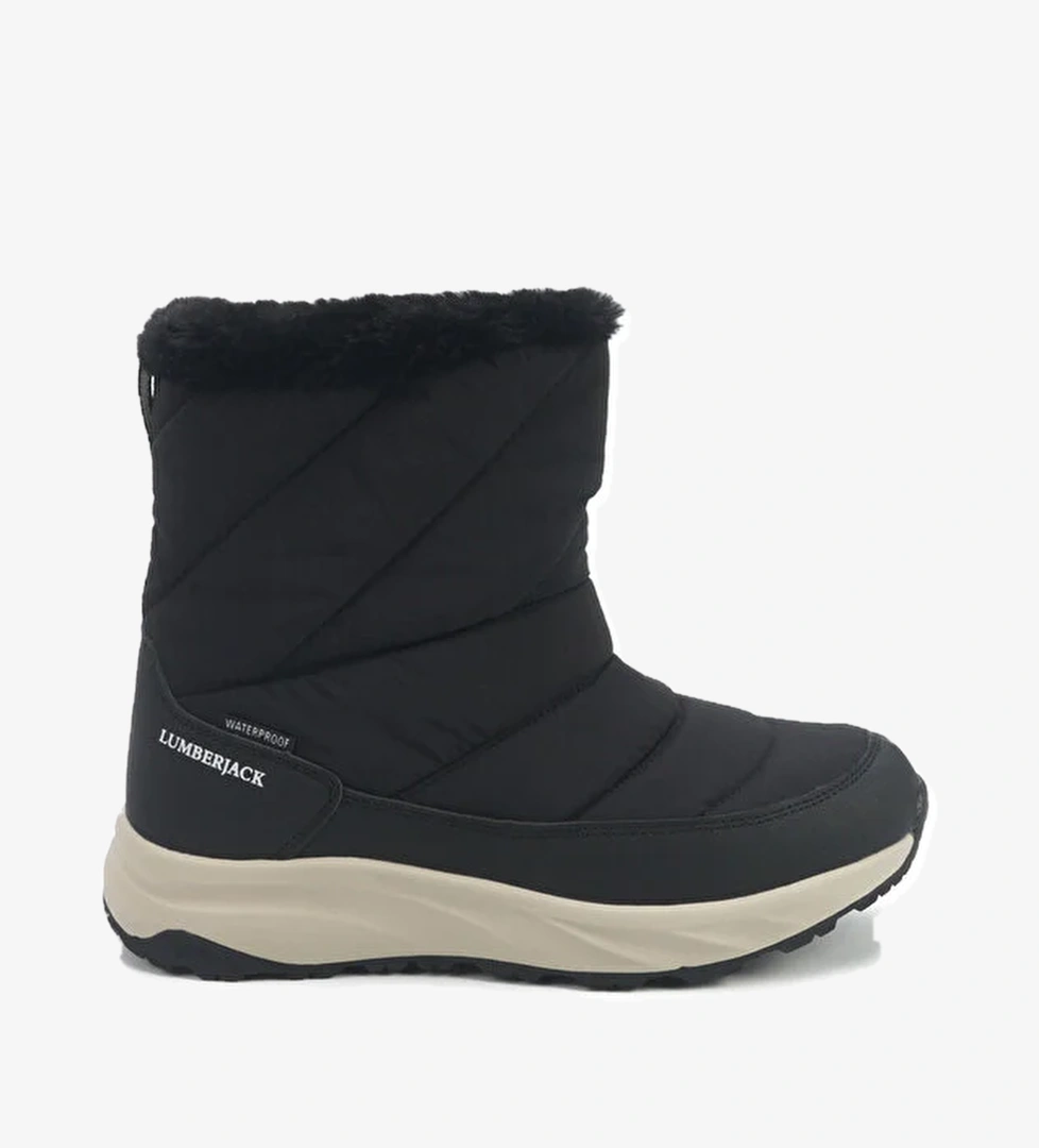 EVIZANDE 5PR Siyah Kadın Kürklü Bot - Görsel 1