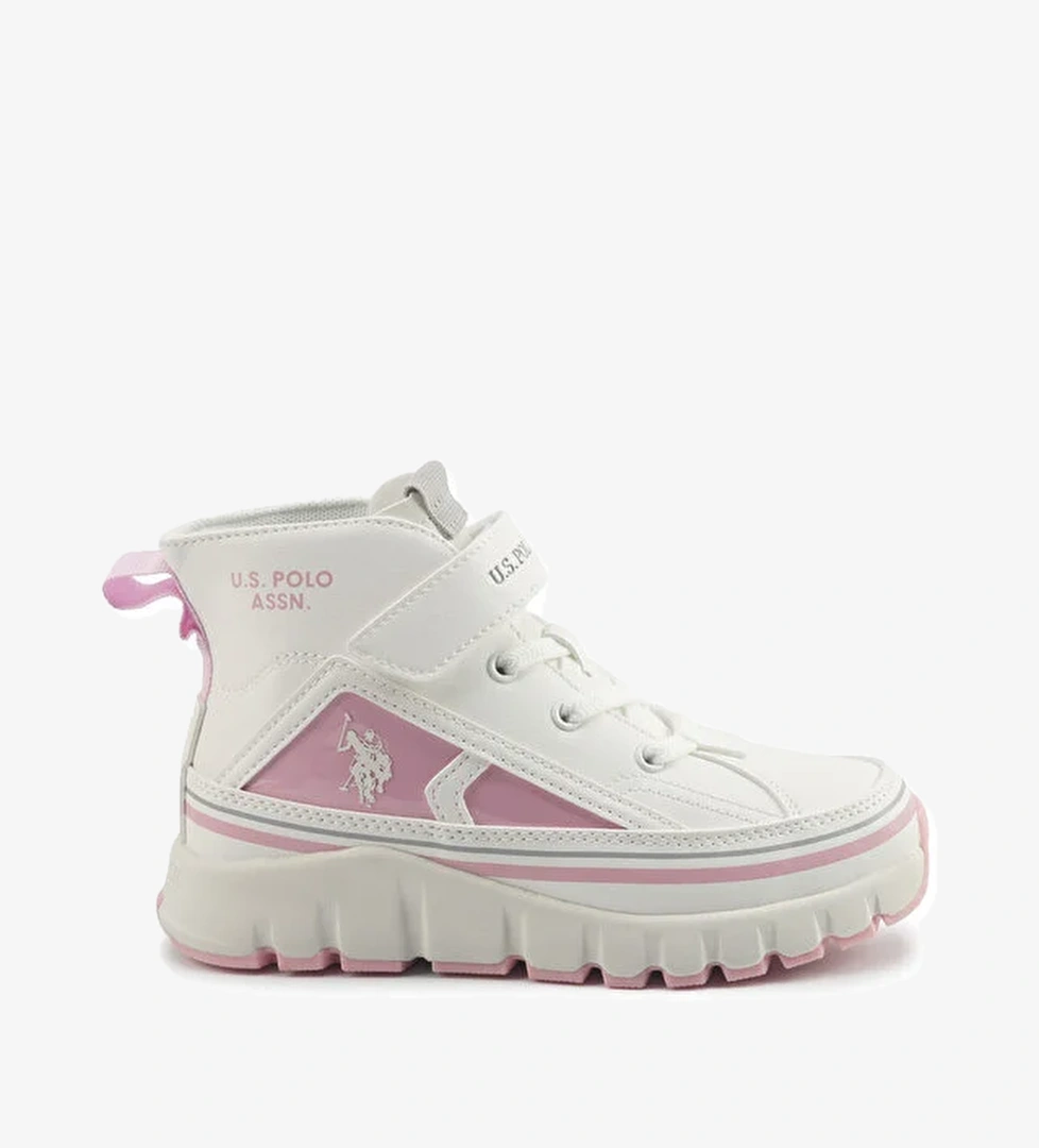 KELTES JR 5PR Beyaz Kız Çocuk High Sneaker - Görsel 1