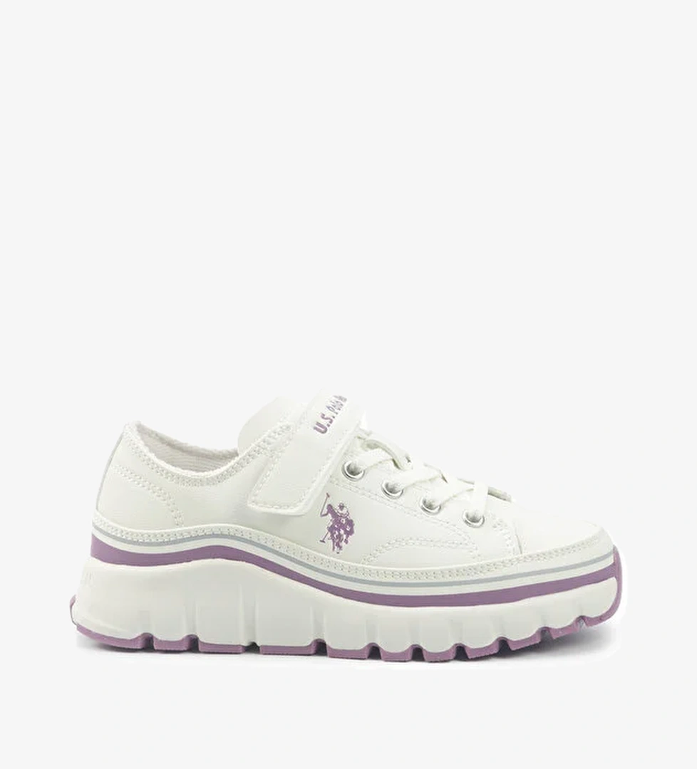 KENTA JR 5PR Beyaz Kız Çocuk Sneaker - Görsel 1