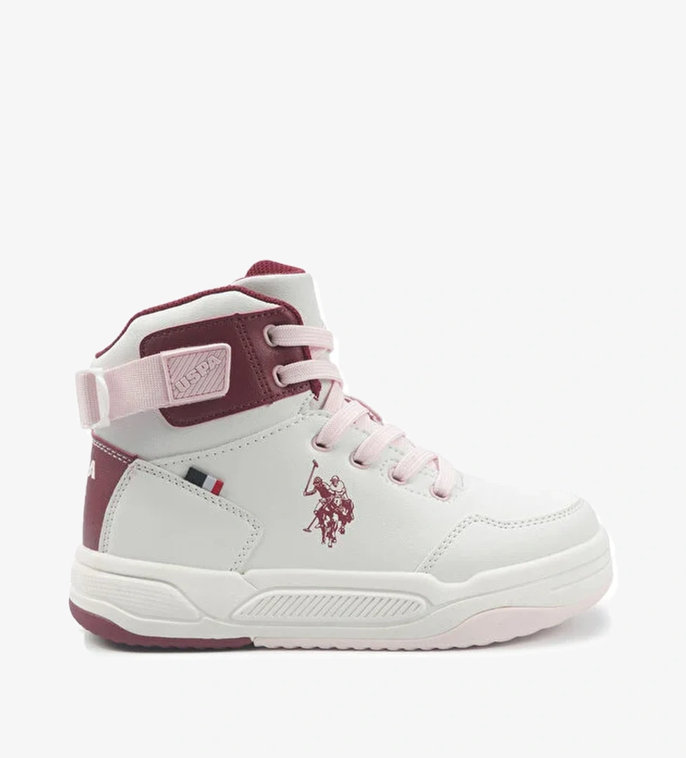 PHITA JR 5PR Beyaz Kız Çocuk High Sneaker - Görsel 1