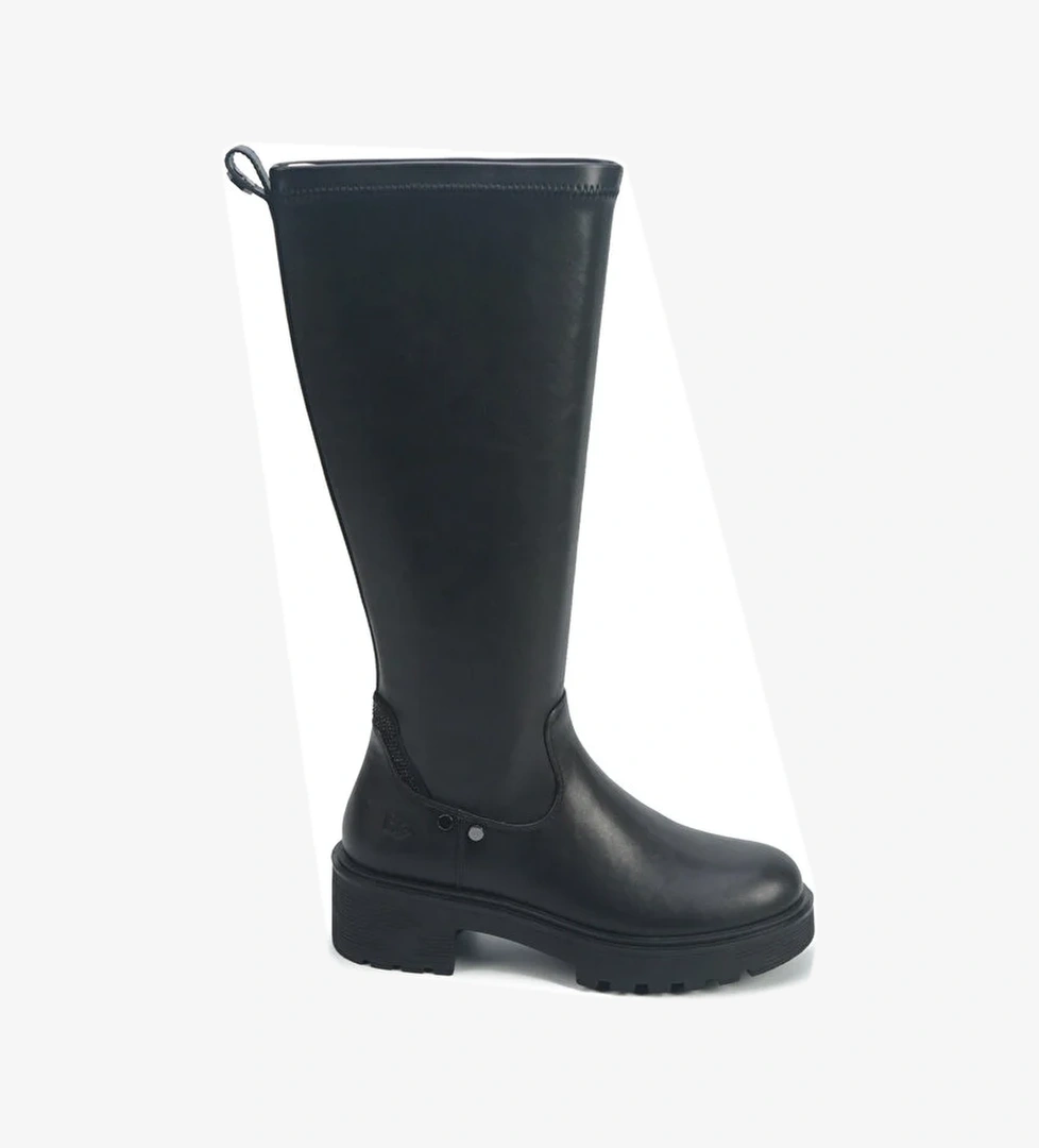 RENZO 5PR Siyah Kadın Çizme - Görsel 1