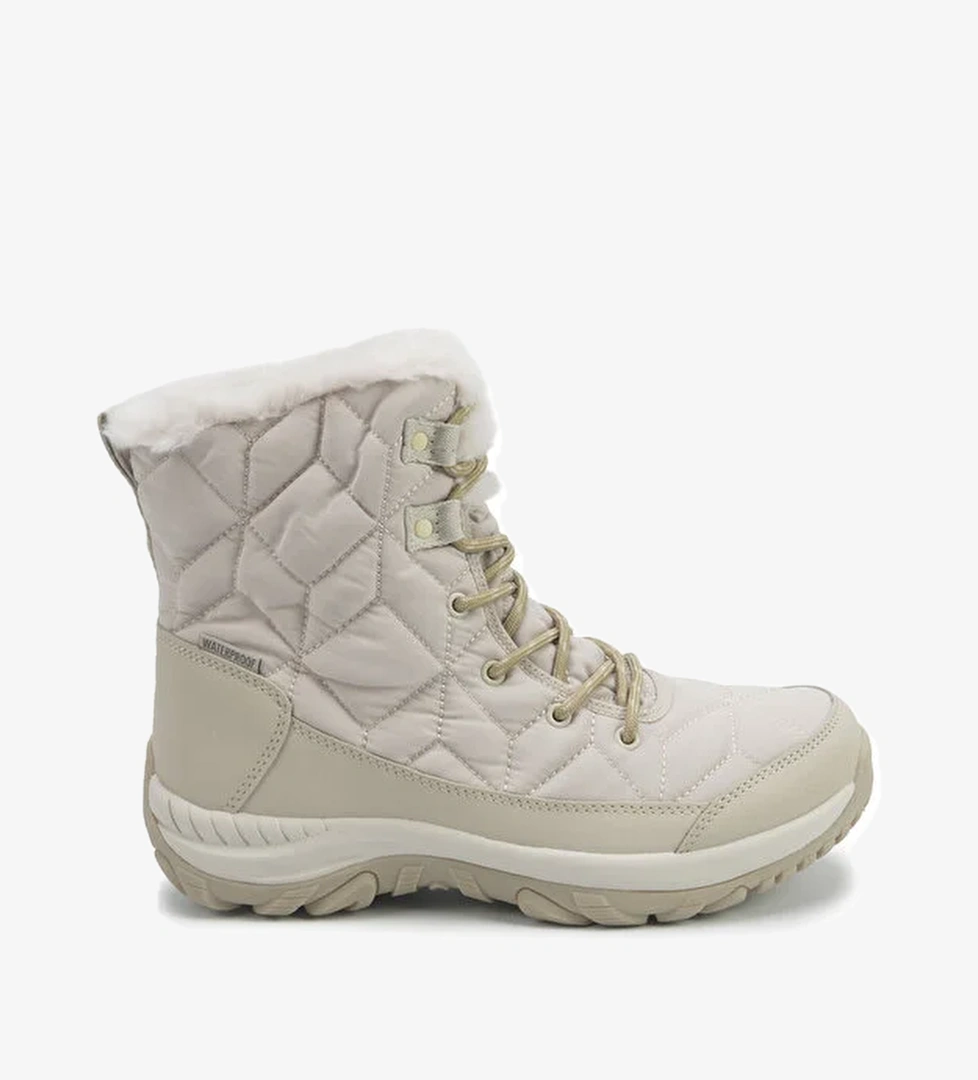 CLAUDIA 5PR Kum Kadın Kürklü Bot - Görsel 1