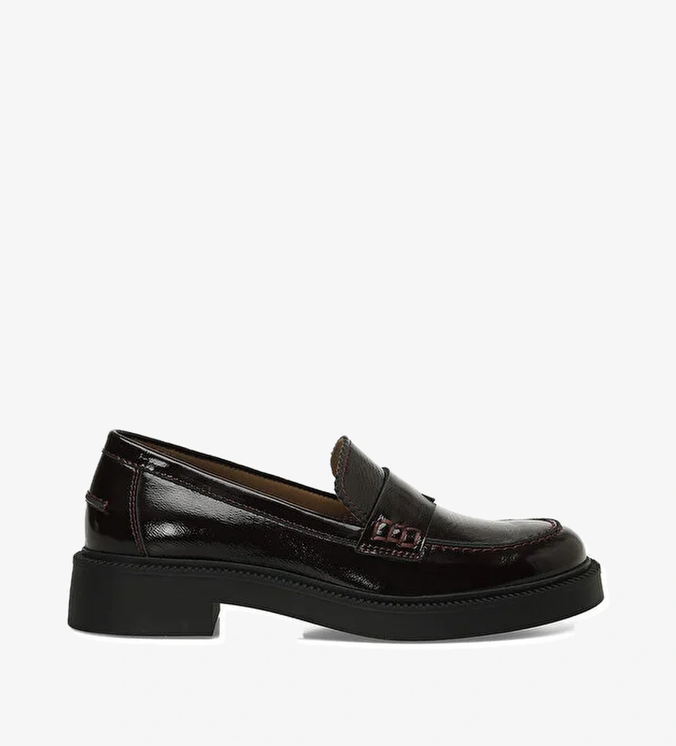 LERATO 5PR Bordo Kadın Loafer - Görsel 1