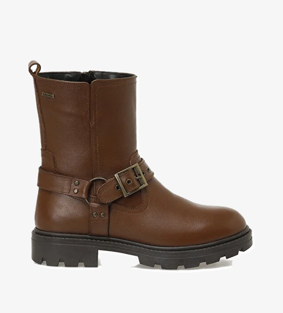 MARISOL 5PR Taba Kadın Biker Bot - Görsel 1