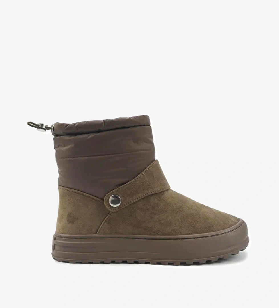 JIMY 5PR Haki Kadın Kar Botu - Görsel 1