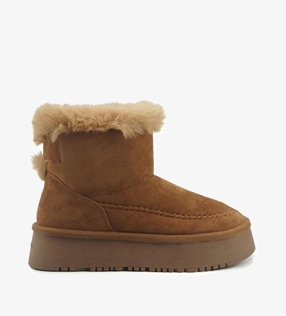 PULINA 5PR Taba Kadın Kar Botu - Görsel 1