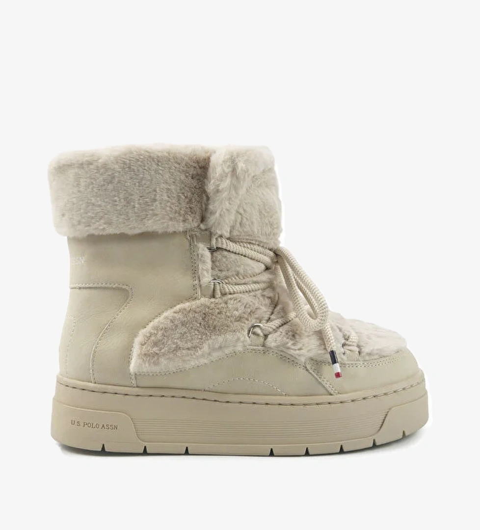 WINTER 5PR Bej Kadın Kar Botu - Görsel 1