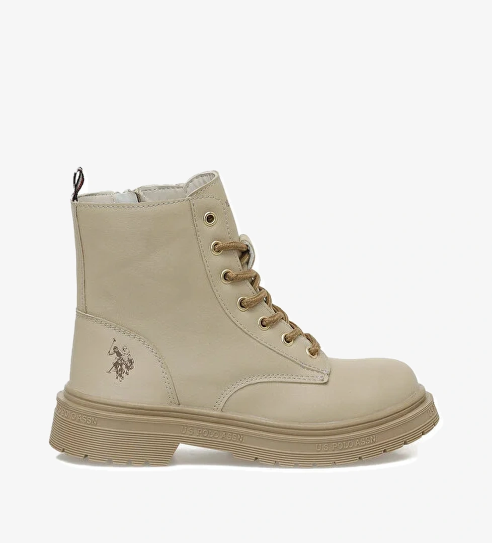 TRENA JR 5PR Bej Kız Çocuk Biker Bot - Görsel 1