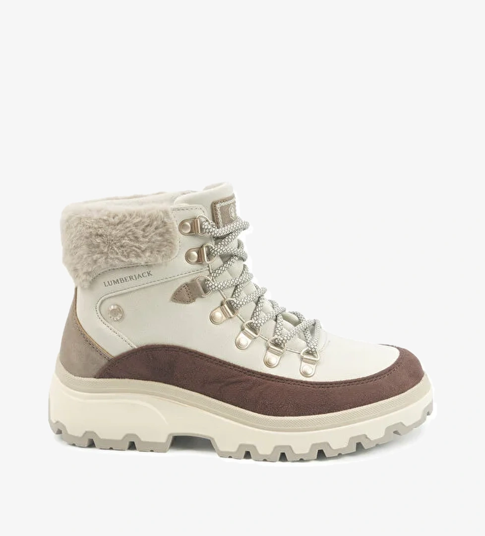 JENNIE 5PR Bej Kadın Worker Bot - Görsel 1