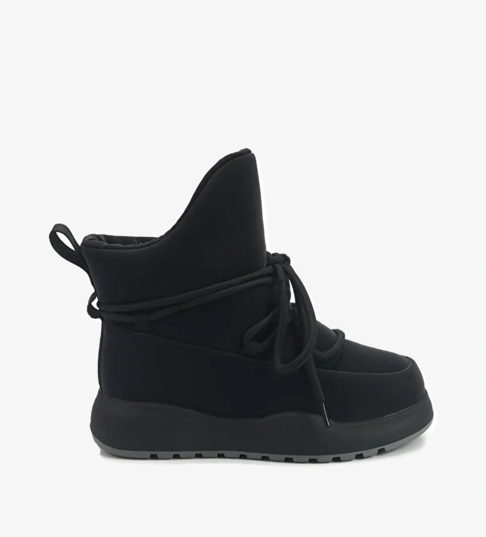 INT1225K124-KRK 5PR Siyah Kadın Kar Botu - Görsel 1