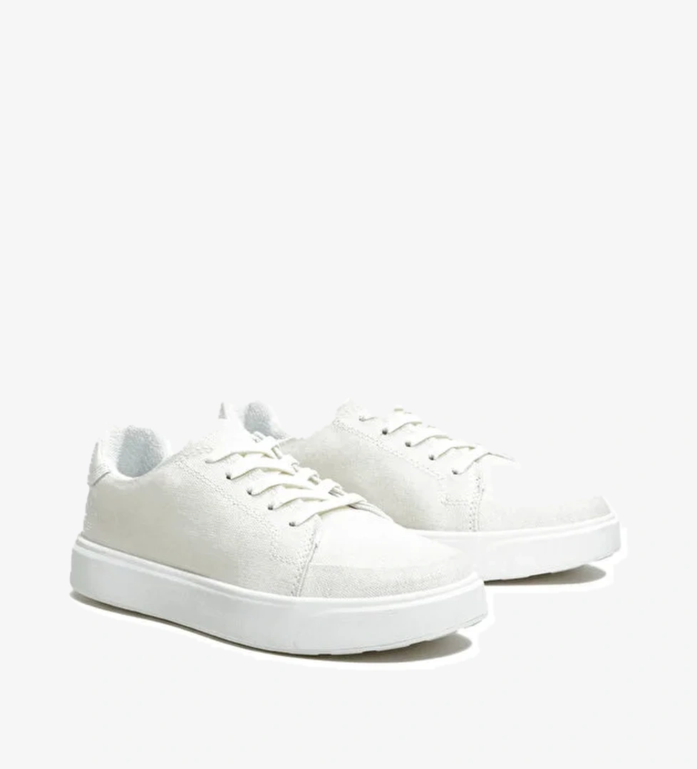 EMERSON STREET LOW LACE U Beyaz Kadın Sneaker - Görsel 1