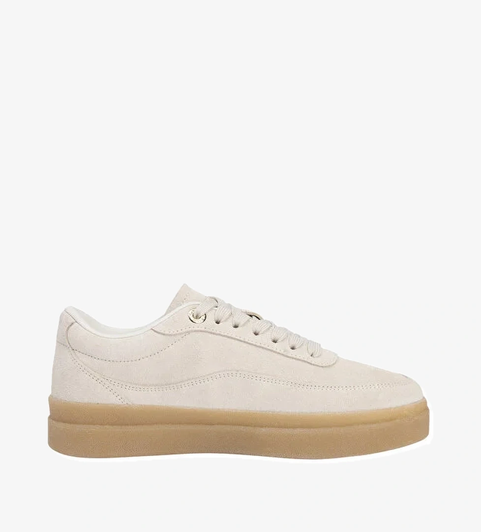 MODERN COURT SNEAKER SUED Bej Kadın Sneaker