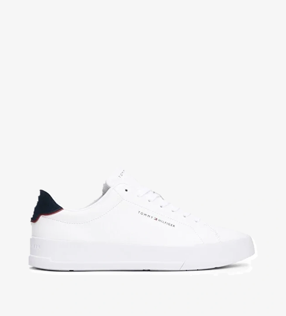TH COURT LTH DETAIL ESS Beyaz Erkek Sneaker