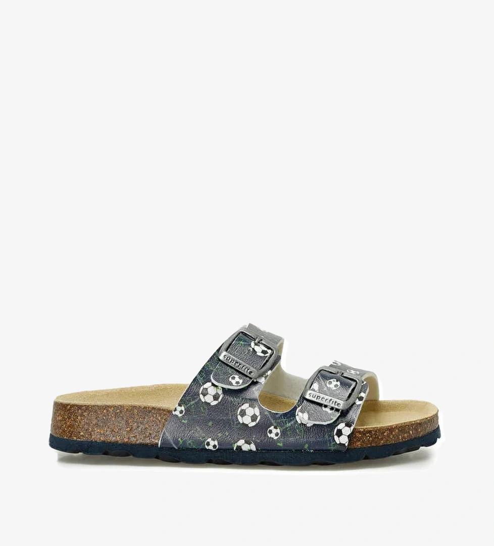 800111-8110-2 Mavi Erkek Çocuk Terlik