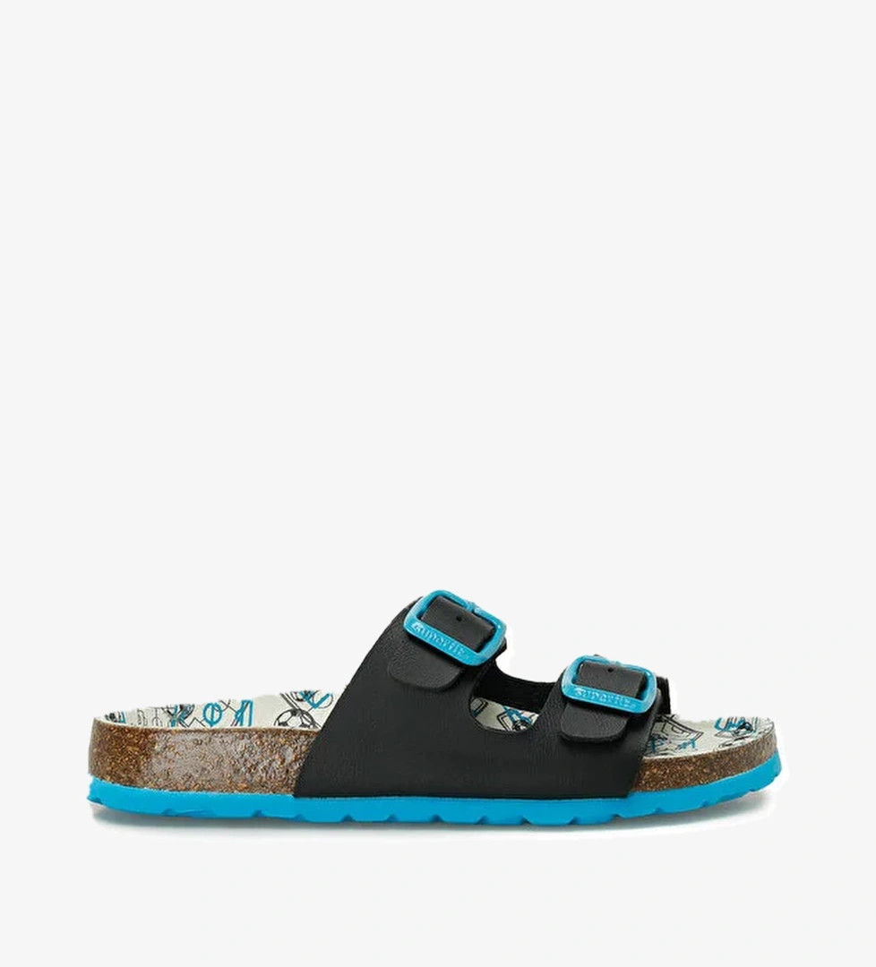 800111-8160-2 Mavi Erkek Çocuk Terlik - Görsel 1