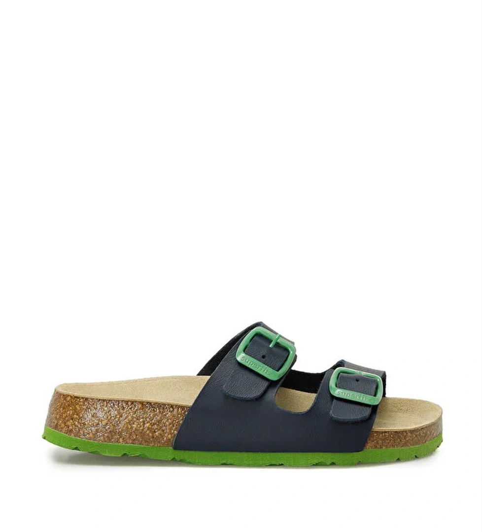 800111-8210-2 Mavi Erkek Çocuk Terlik - Görsel 1