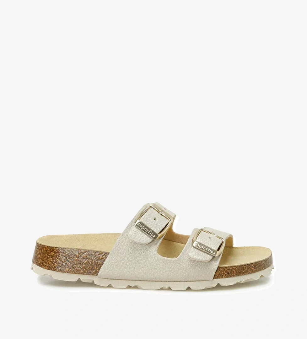 800111-8520-2 Beyaz Kız Çocuk Terlik - Görsel 1