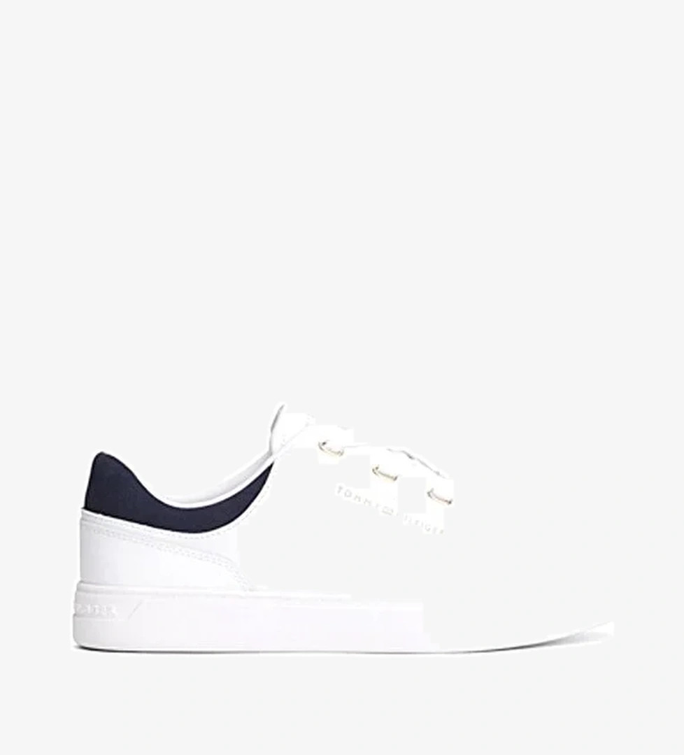 Tommy Hilfiger Casual Cupsole Sneaker Beyaz Kadın model görseli