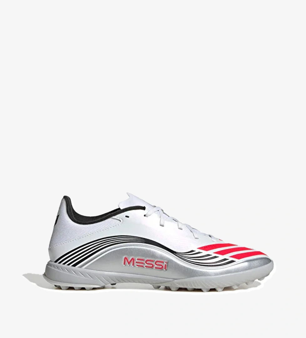 F50 MESSI LEAGUE TF Beyaz Erkek Krampon