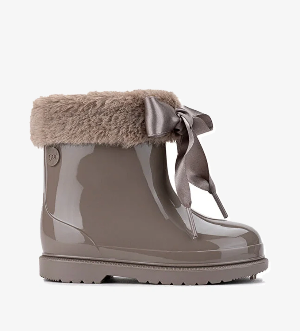 BIMBI SOFT Kahverengi Kız Çocuk Yağmur Çizmesi - Görsel 1