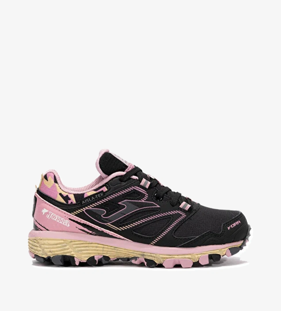 J.VORA JR 2501 BLACK PINK Siyah Unisex Spor Ayakkabı - Görsel 1