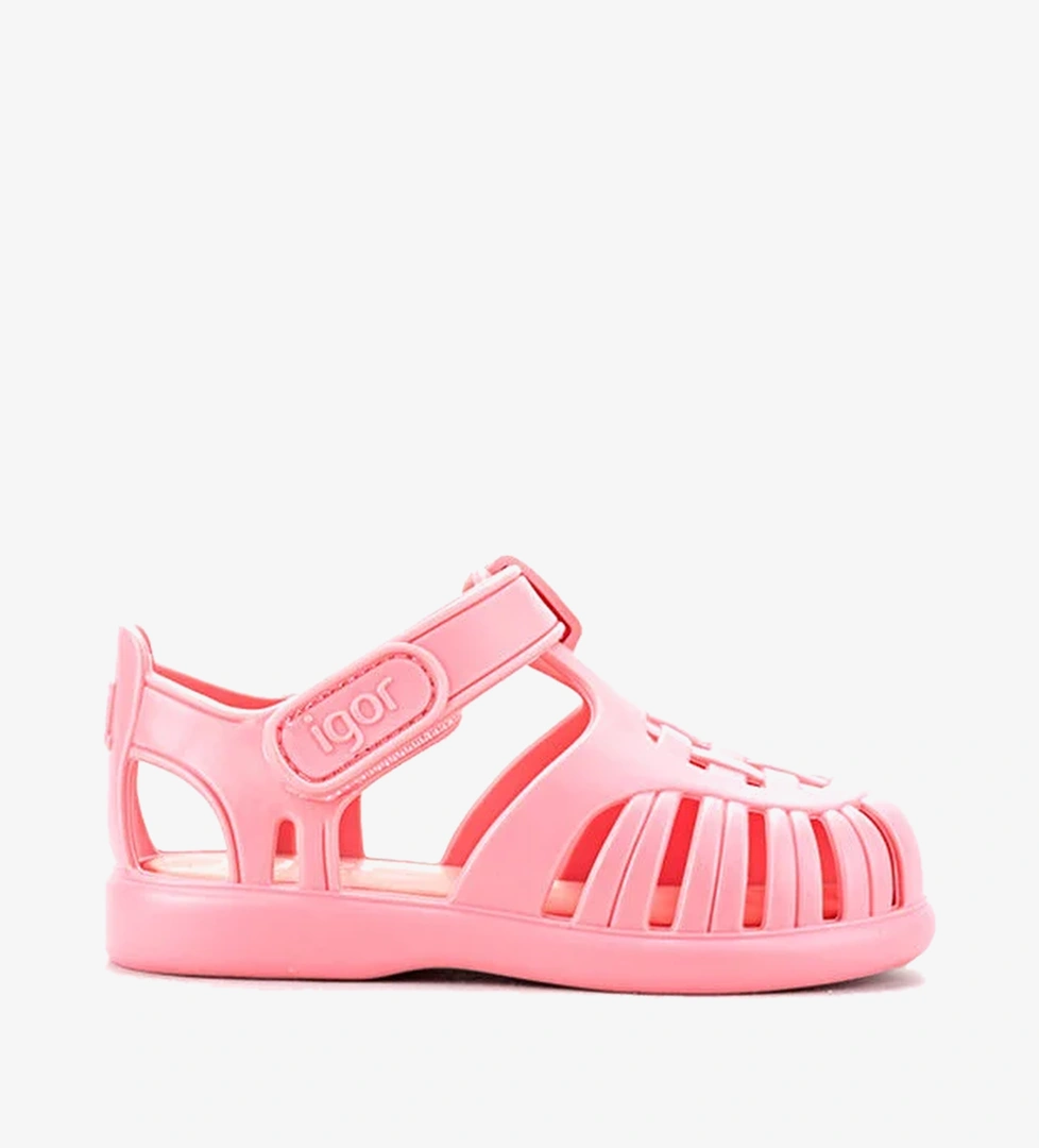 S10271 TOBBY SOLID Pembe Kız Çocuk Sandalet