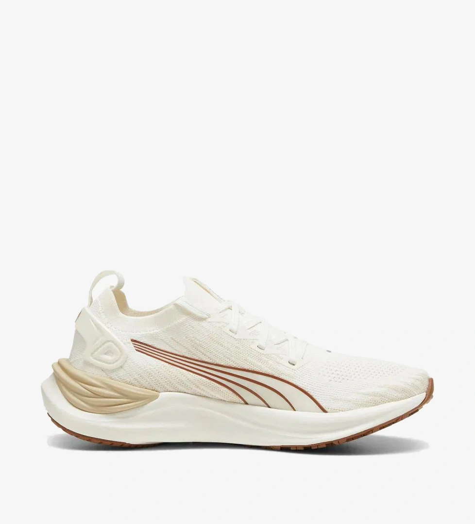 Puma Puma Electrify Nitro 3 Knit Wn Kadın Krem Koşu Ayakkabısı model görseli