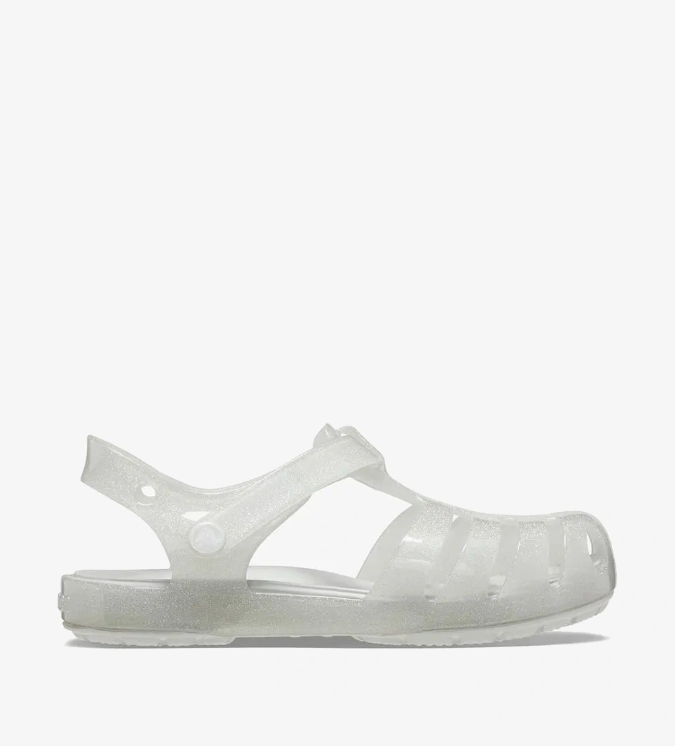 Crocs Isabella Glitter Bebek Gri Sandalet