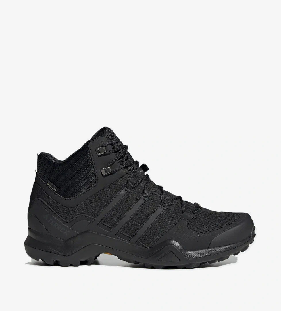 adidas Terrex Swift R2 Mid Gore-Tex Erkek Siyah Outdoor Ayakkabı - Görsel 1