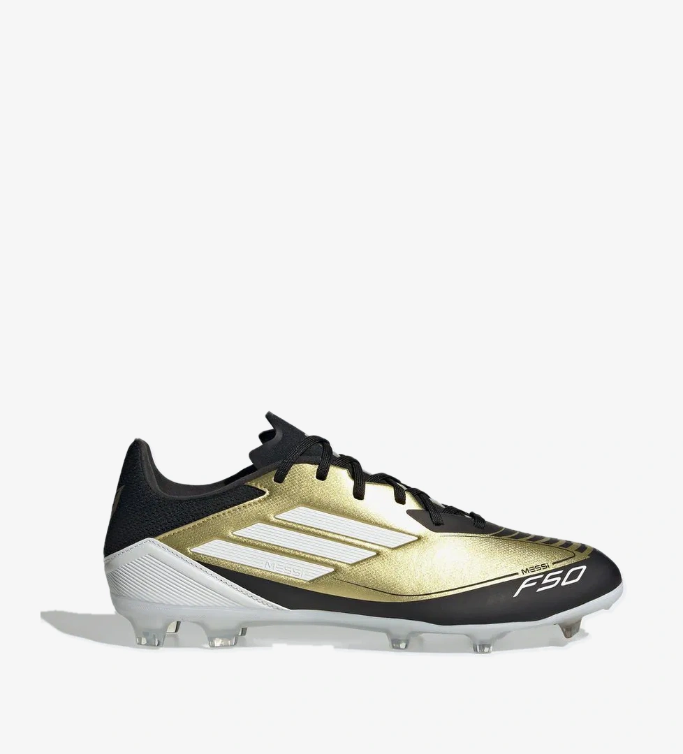 adidas F50 League Messi FG Erkek Sarı Çim Saha Kramponu - Görsel 1