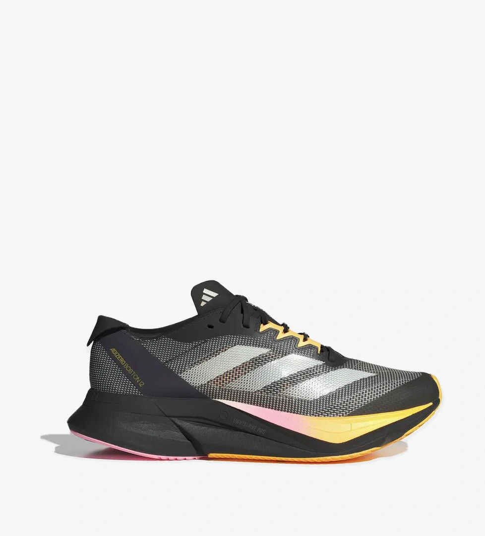 adidas Adizero Boston 12 Kadın Siyah Koşu Ayakkabısı