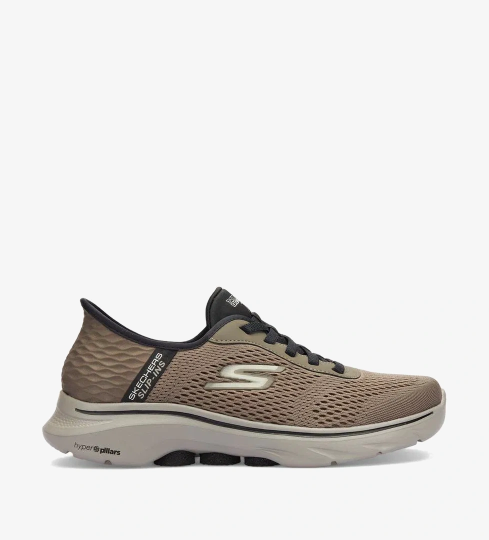 Skechers Slip-Ins GOwalk 7 Erkek Kahverengi Yürüyüş Ayakkabısı - Görsel 1