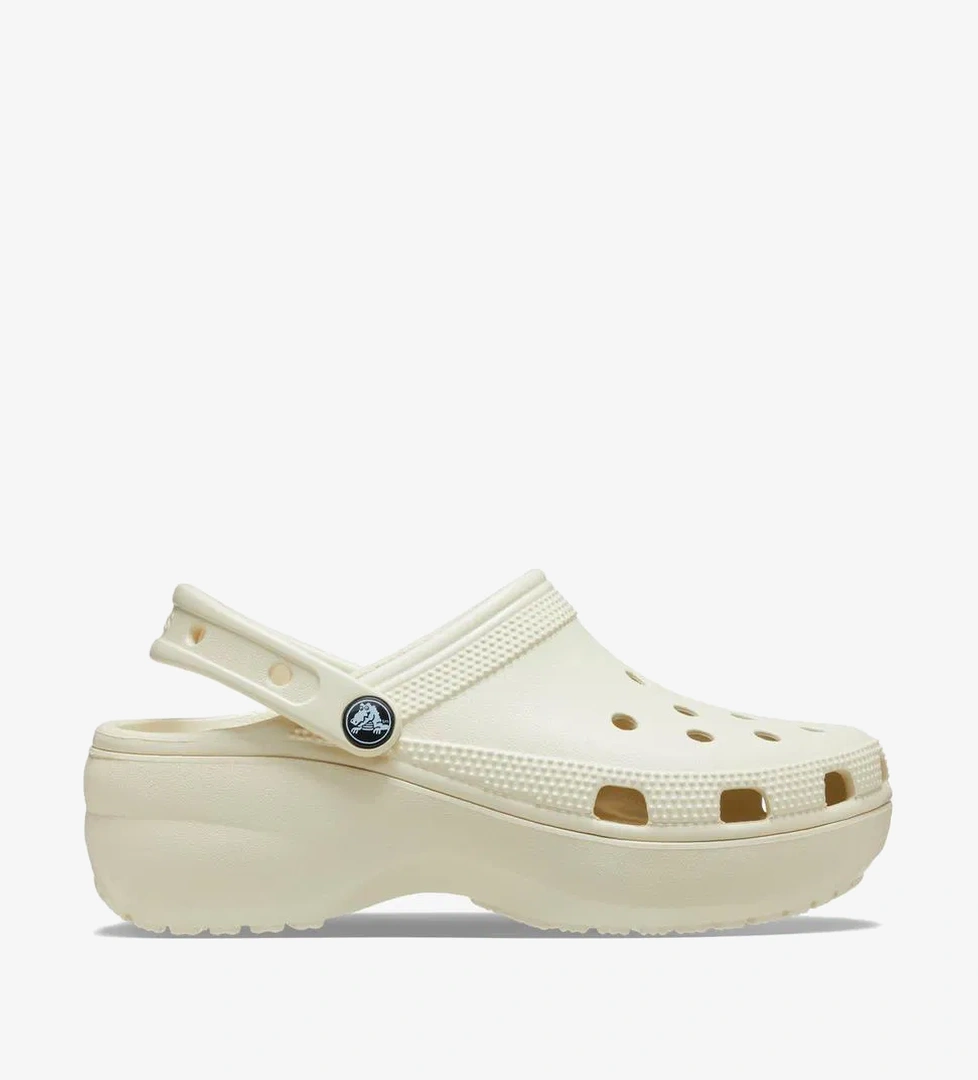 Crocs Classic Platform Kadın Bej Terlik