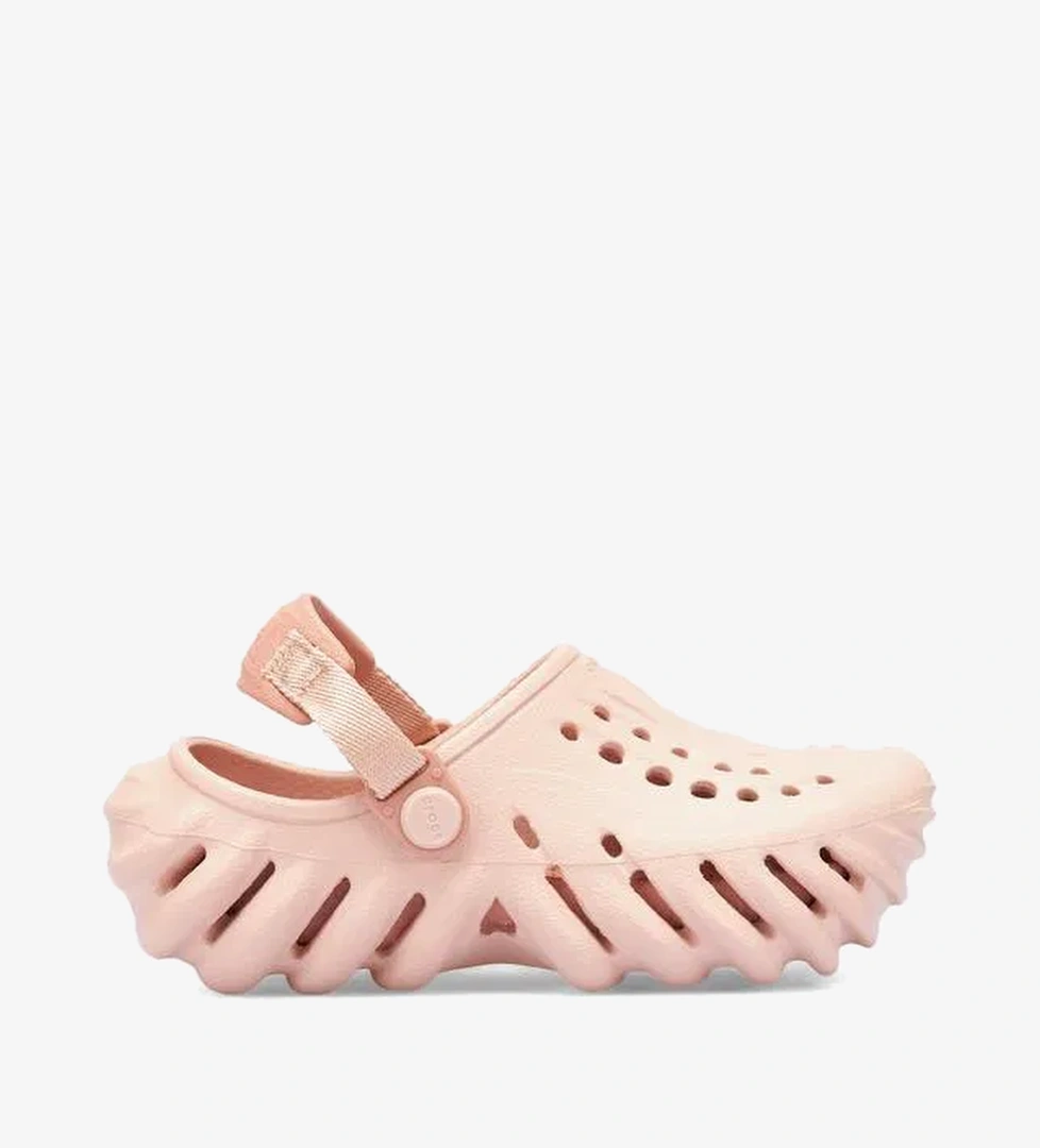 Crocs Echo Clog Çocuk Pembe Terlik - Görsel 1