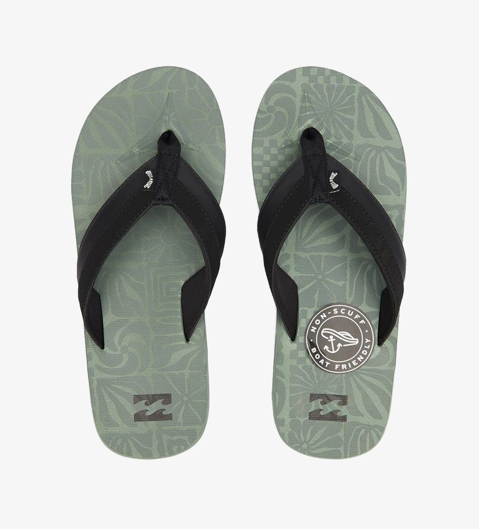 Billabong All Day Impact Print Erkek Yeşil Terlik