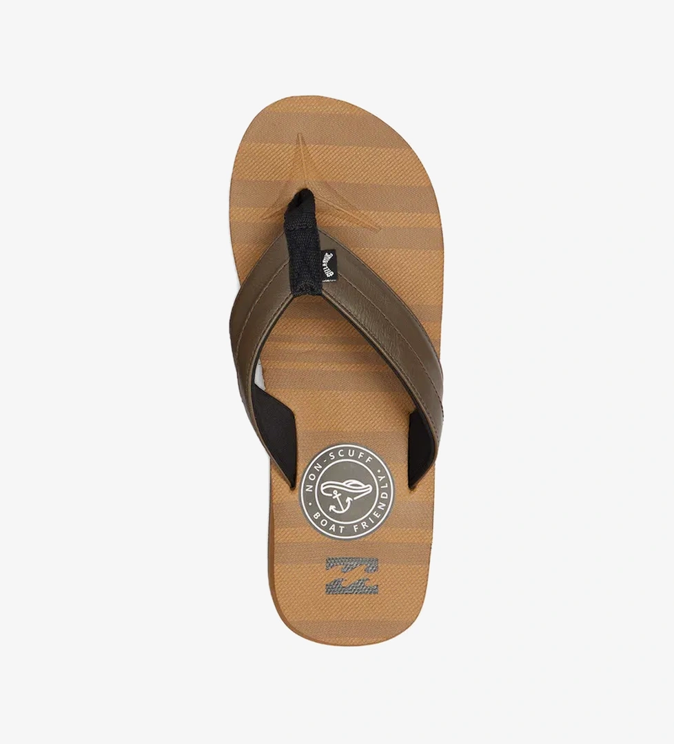 Billabong All Day Impact Print Erkek Kahverengi Terlik - Görsel 1