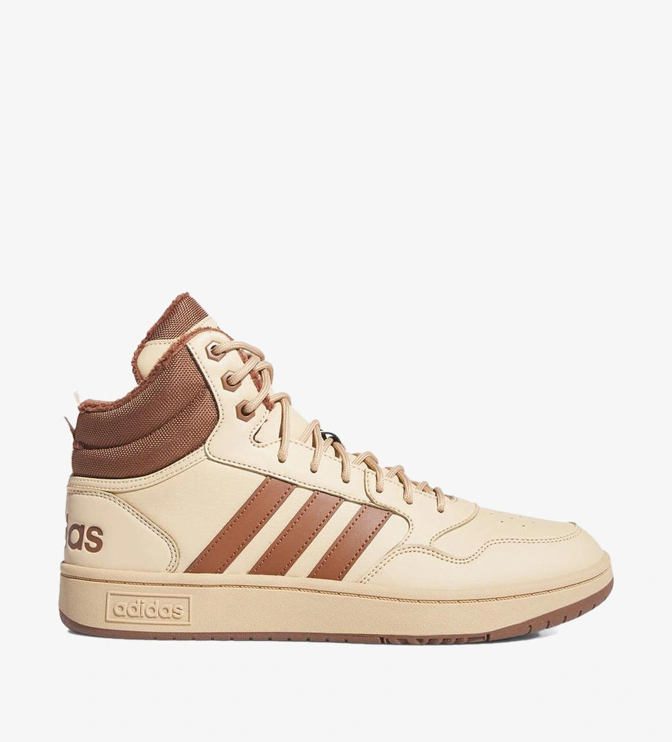 adidas Hoops 3.0 Mid Erkek Krem Spor Ayakkabı