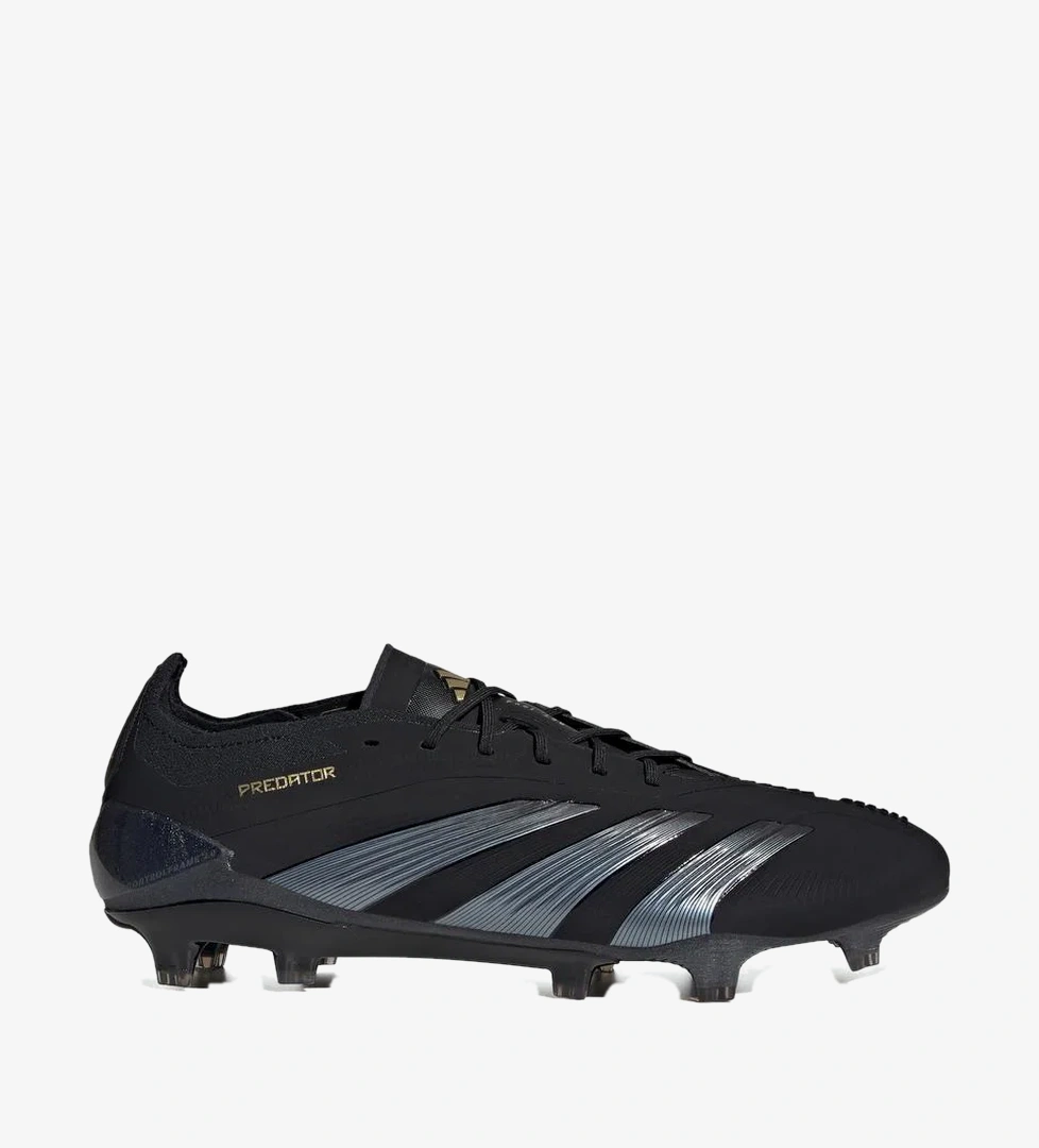 adidas Predator Elite FG Erkek Siyah Çim Saha Kramponu