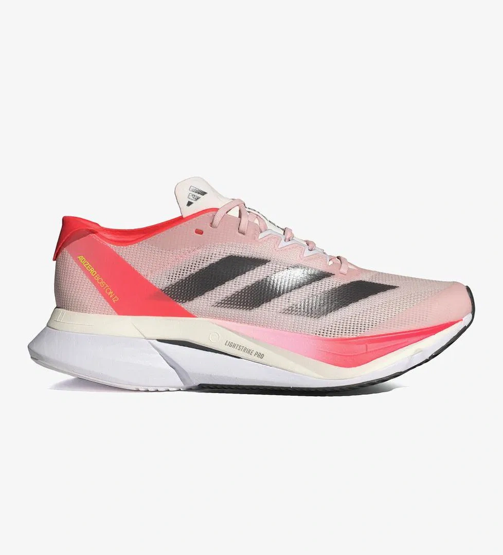 adidas Adizero Boston 12 Kadın Pembe Koşu Ayakkabısı - Görsel 1