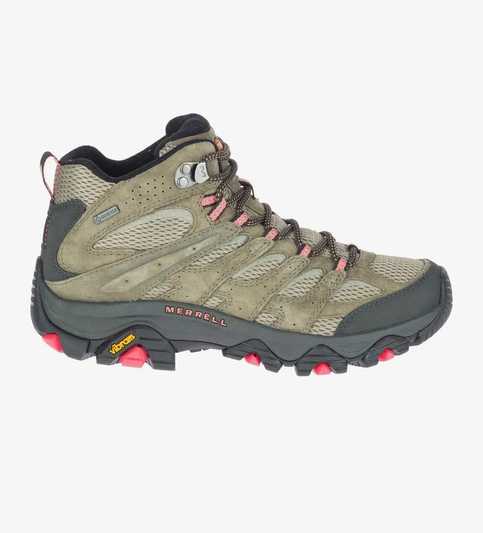 Merrell Moab 3 Mid Gore-Tex Kadın Yeşil Bot - Görsel 1