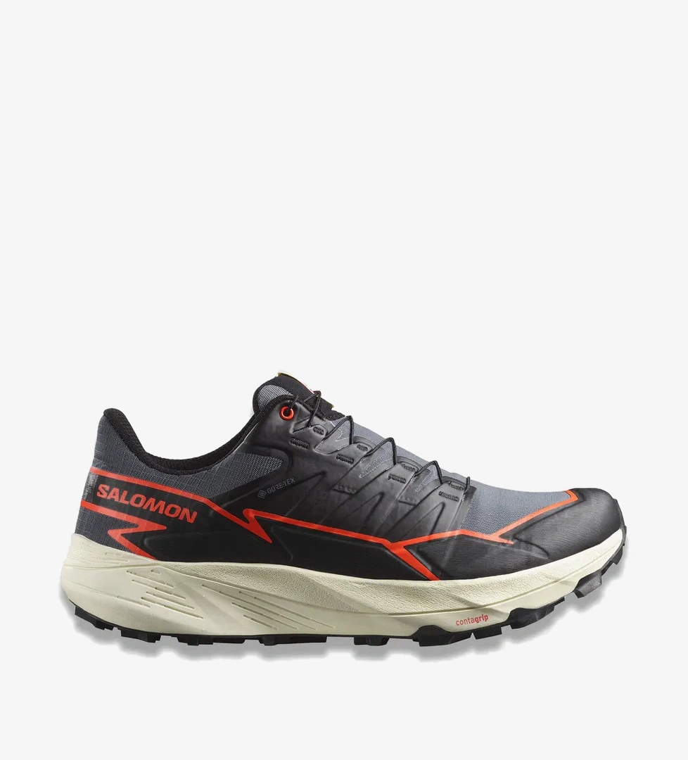 Salomon Thundercross Gore-Tex Erkek Gri Koşu Ayakkabısı - Görsel 1