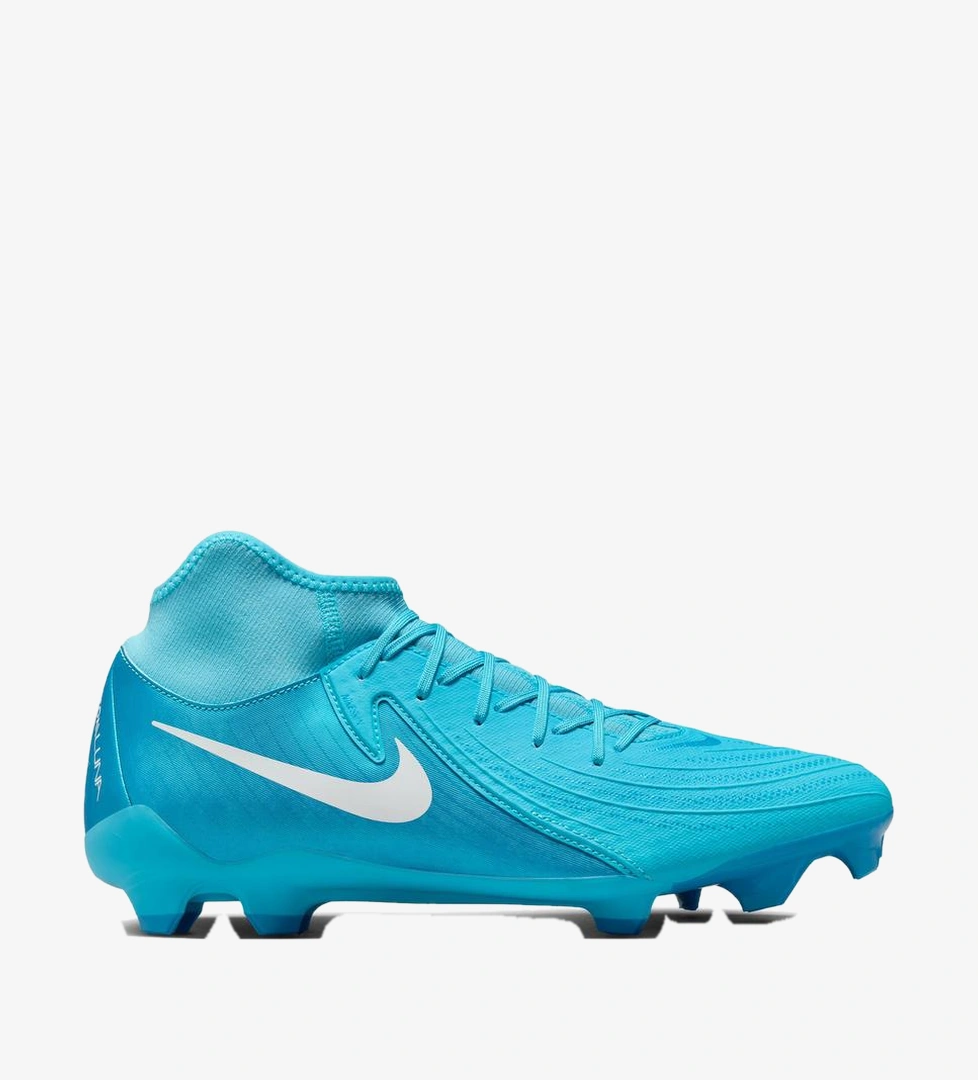 Nike Phantom Luna II Erkek Mavi Bilekli Çim Saha Kramponu