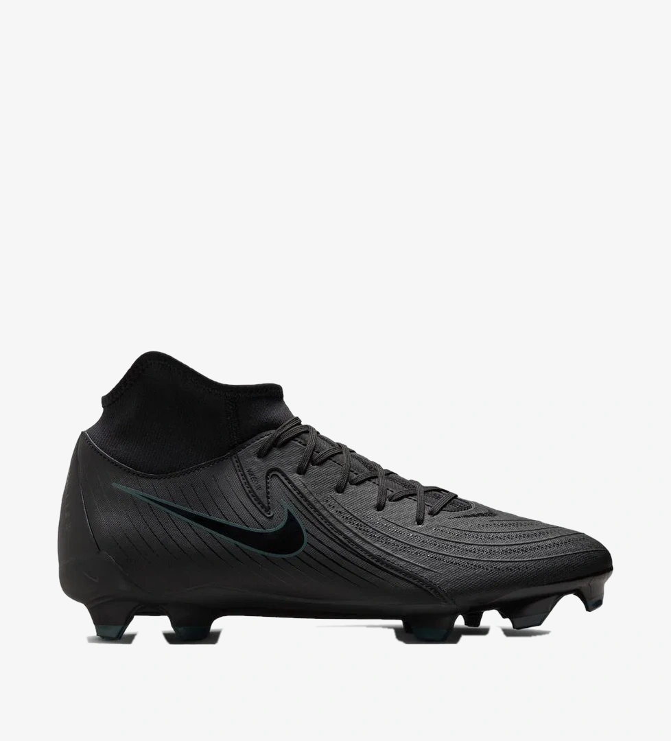 Nike Phantom Luna II Academy Fg/Mg Erkek Siyah Bilekli Çim Saha Kramponu