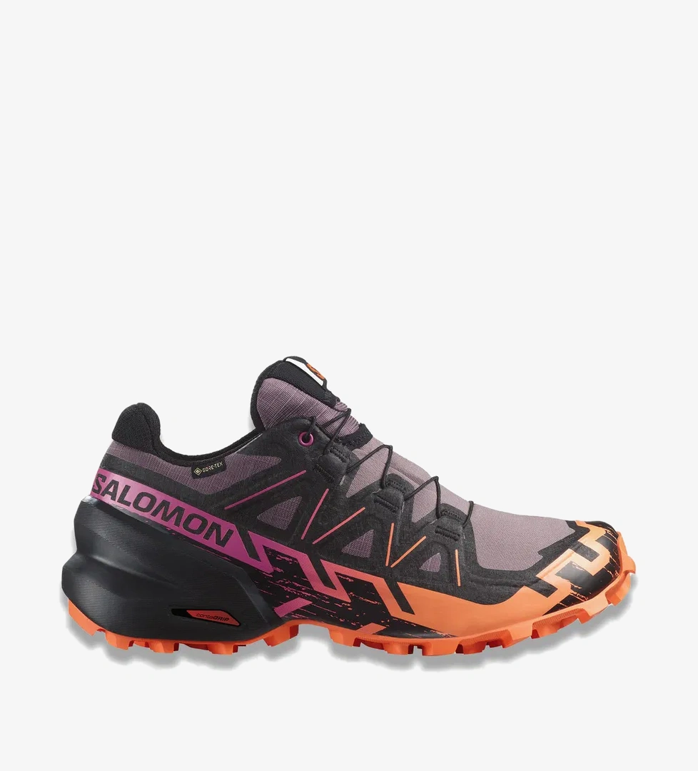 Salomon Speedcross 6 Gore Tex Kadın Mor Koşu Ayakkabısı - Görsel 1