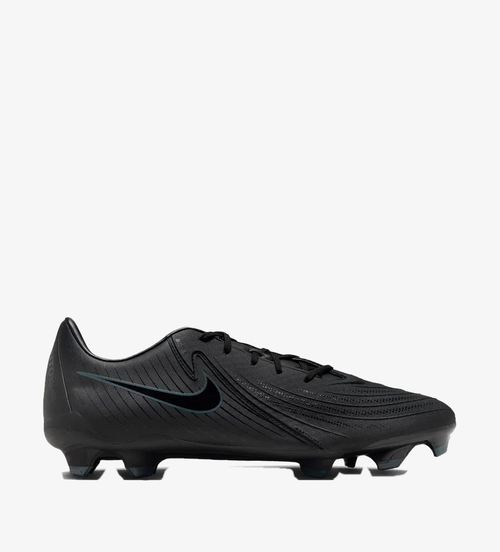 Nike Phantom GX II Academy Fg Erkek Siyah Çim Saha Kramponu