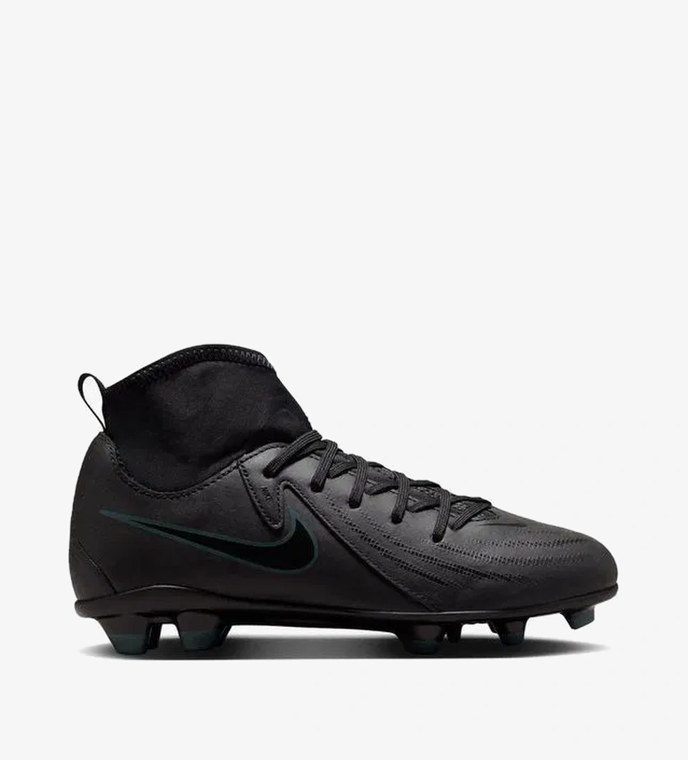 Nike Phantom Luna II Club Jr Çocuk Siyah Bilekli Çim Saha Kramponu