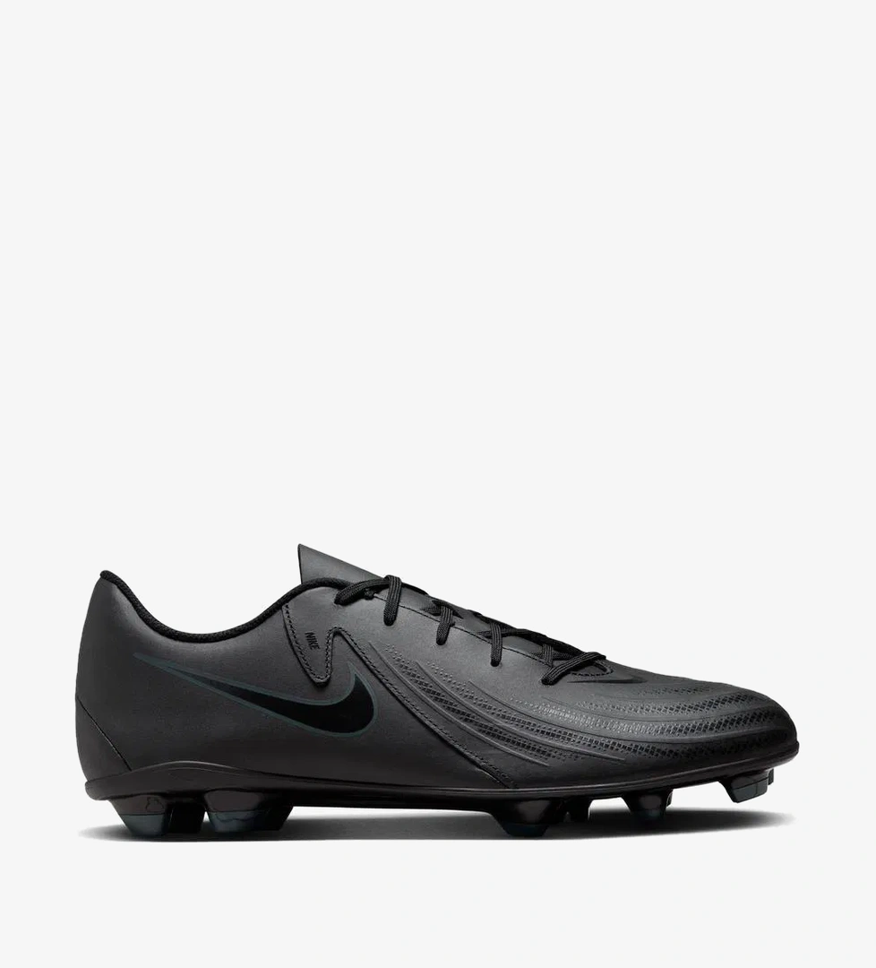 Nike Phantom GX II Club Erkek Siyah Çim Saha Kramponu