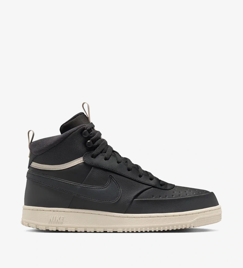 Nike Court Vision Mid Winterized Erkek Siyah Spor Ayakkabı - Görsel 1