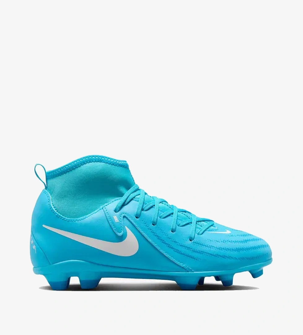 Nike Phantom Luna II Club Çocuk Mavi Bilekli Çim Saha Kramponu - Görsel 1